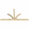 Ekena Millwork Richland Rough Sawn Timber Gable Bracket, Douglas Fir, 96"W x 56"H x 4"D x 4"F, 14/12 Pitch GBW096X56X0404RIC00RDF - alternate 4